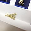 Брошь парикмахера "Ножницы Расчёска" Золото, фото 7