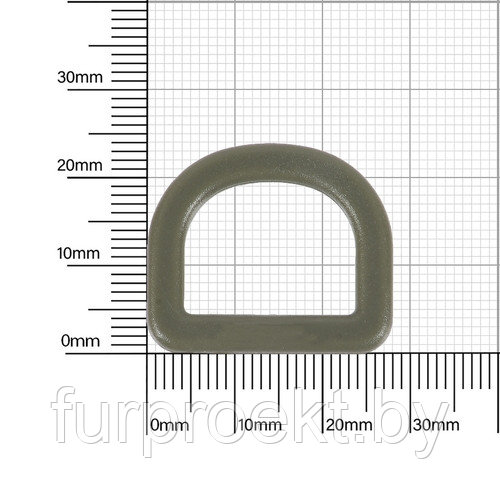 Полукольцо 20мм H 2006 хаки 327