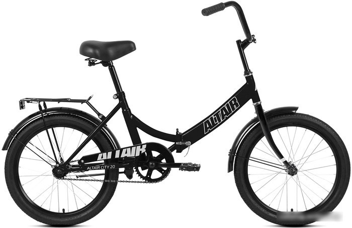 Детский велосипед Altair City 20 2022 (черный/серый) - фото 1 - id-p210499798