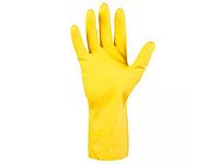 Перчатки К50 Щ50 латексн. защитные промышлен., р-р 7/S, желтые, JetaSafety (Защитные промышл. перчатки из