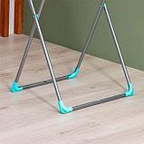 Сушилка для белья напольная складная NIKA СБ1 18 м серебристый, фото 7