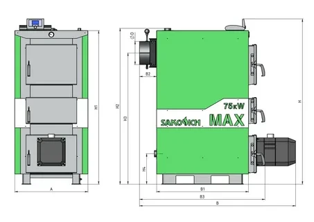 Пеллетный котел Sakovich Pellet Max 75 кВт - фото 5 - id-p215728389