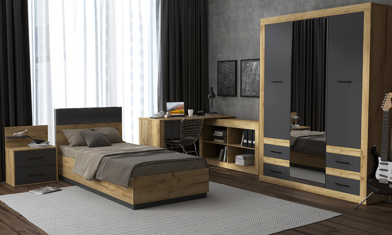 Набор мебели для спальни Loft-3 (Лофт) (Спальня-3)