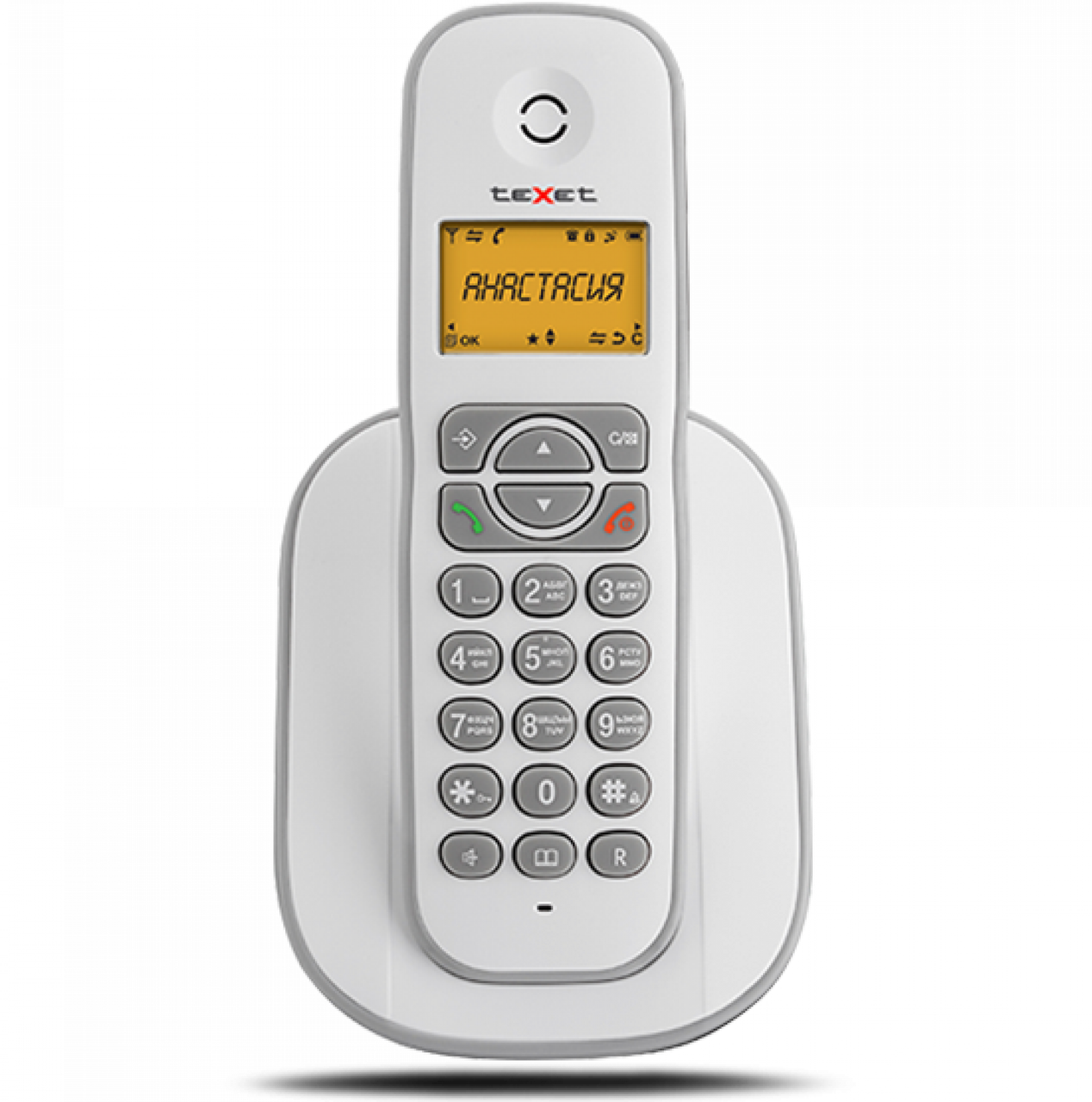 Радиотелефон teXet TX-D4505A (белый-серый)