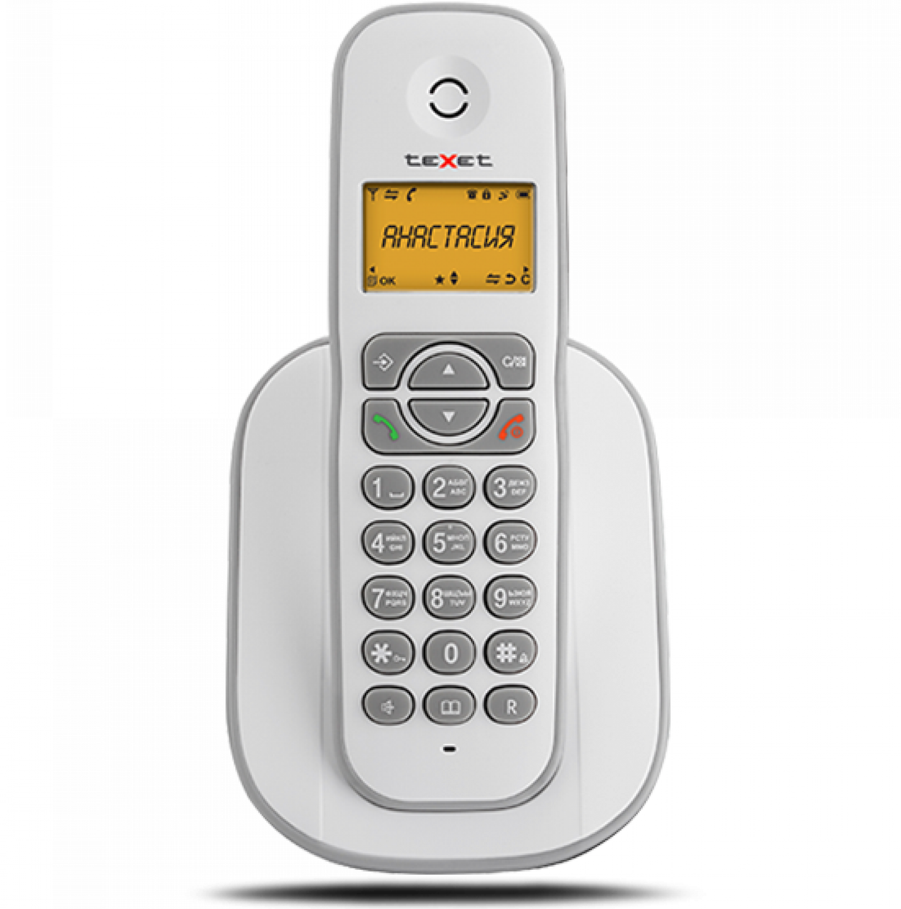 Радиотелефон teXet TX-D4505A (белый-серый) - фото 1 - id-p215729491