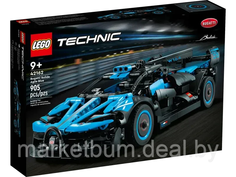Конструктор LEGO Technic 42162, Bugatti Bolide Agile Синий - фото 1 - id-p215729640