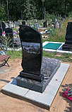 ПАМЯТНИК ДЛЯ ОДНОГО. ГРАНИТ АМФИБОЛИТ ГРАНАТОВЫЙ., фото 2