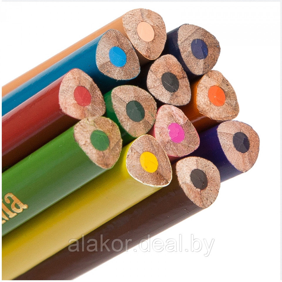 Цветные карандаши Гамма "Мультики", детские 36 шт. - фото 4 - id-p215730024