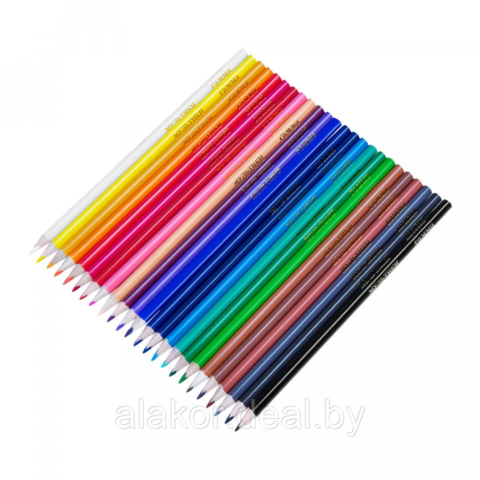 Цветные карандаши Гамма "Мультики", детские 36 шт. - фото 5 - id-p215730024