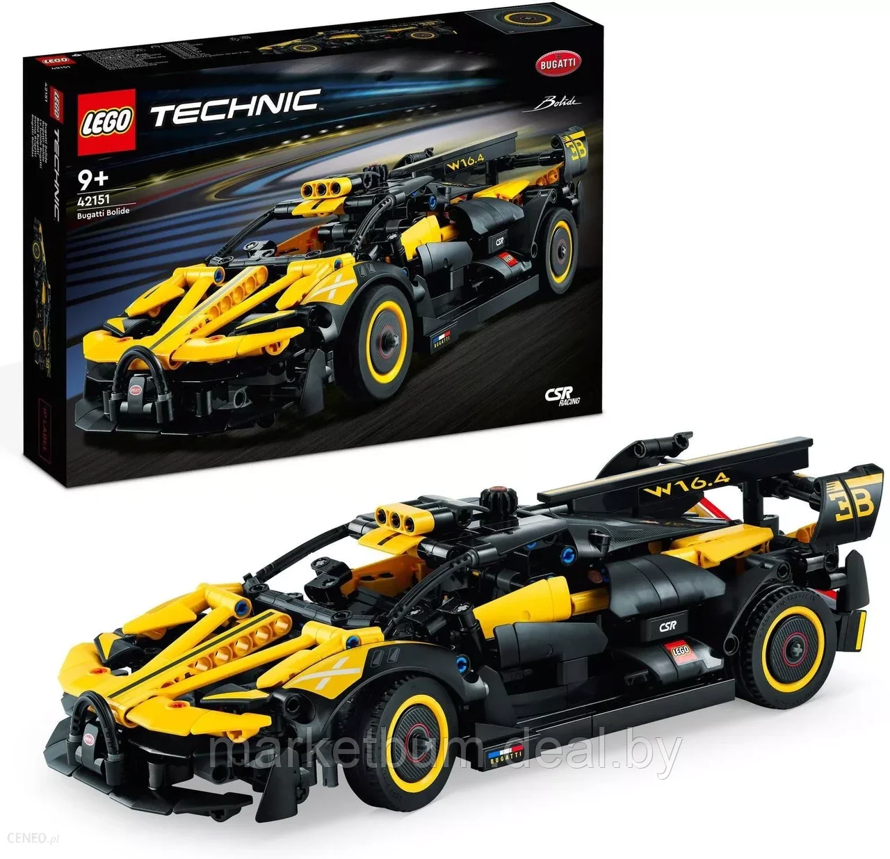 Конструктор LEGO Technic 42151, Bugatti (Болид Бугатти) - фото 1 - id-p215273366
