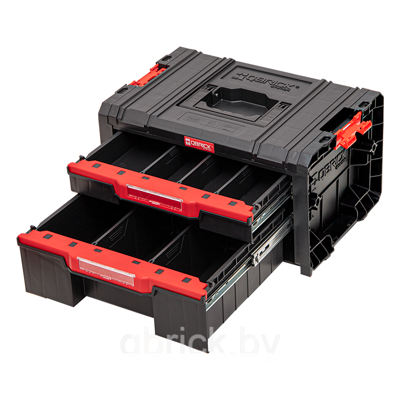 Ящик для инструментов Qbrick System PRO Drawer 2 Toolbox Basic 2.0, черный