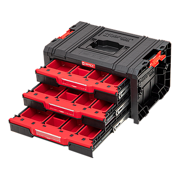 Ящик для инструментов Qbrick System PRO Drawer 3 Toolbox Expert 2.0, черный