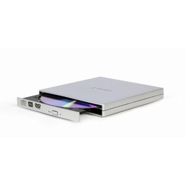 Внешний DVD±RW Gembird DVD-USB-02-SV серебро (USB, 6-24x, CD/DVD Multi, Slim)
