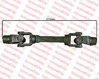Вал карданный навесного оборудования 610 мм 6*6 шлиц. крест 30 x 88 без кожуха (квадрат)