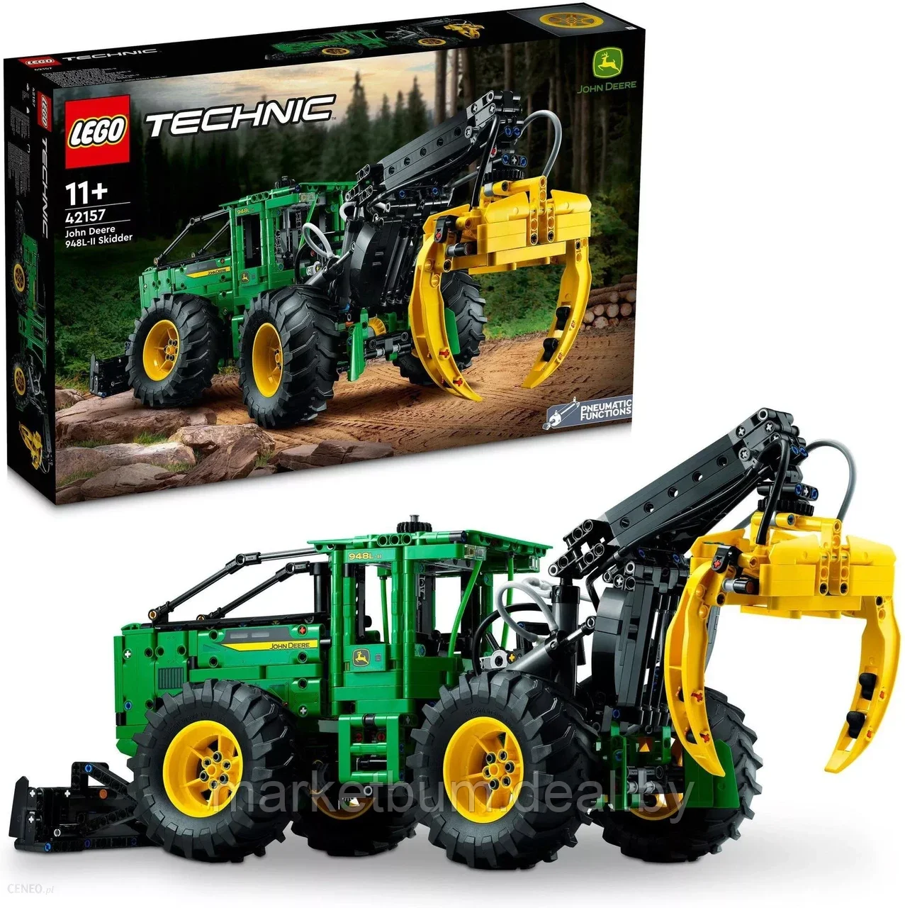 Конструктор LEGO Technic 42157, трактор John Deere 948l-II