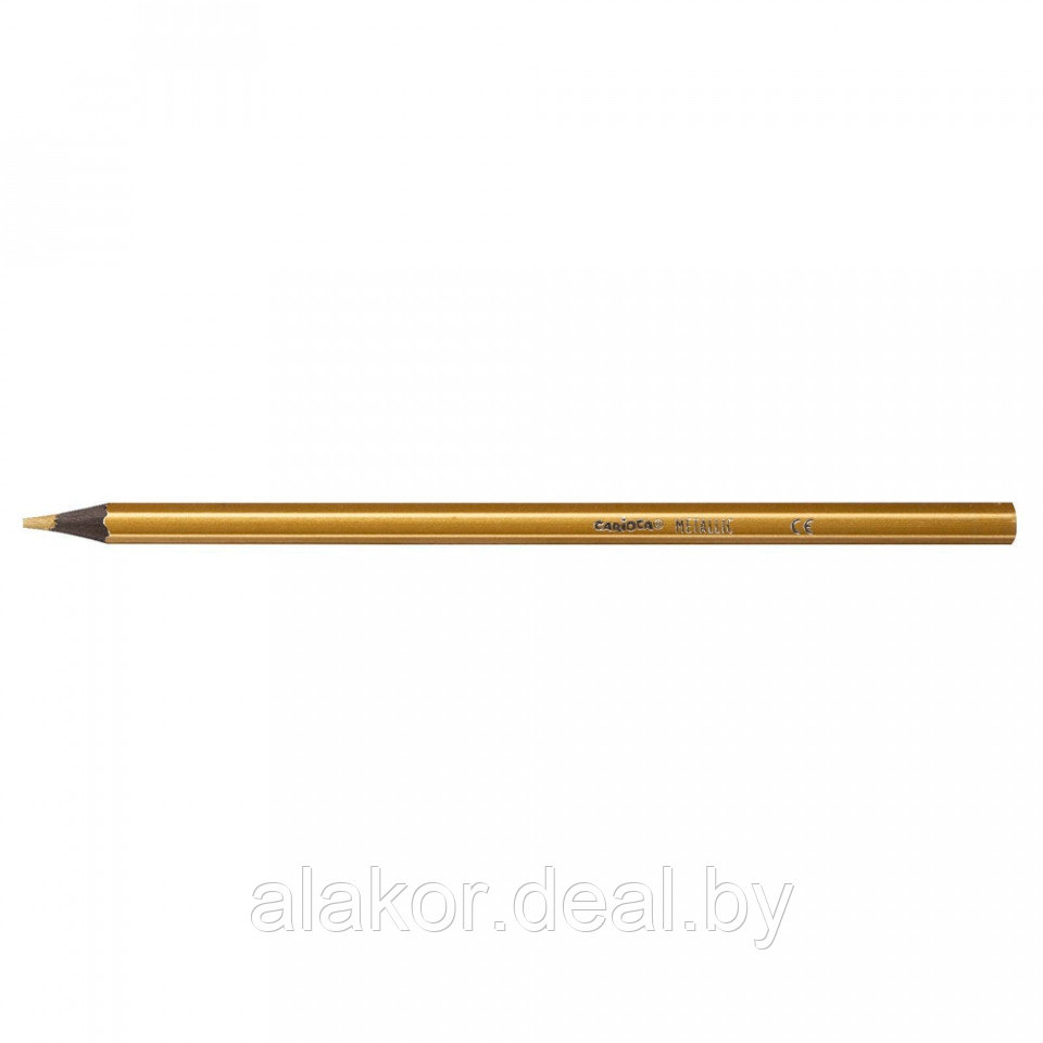 Цветные карандаши Carioca "Metallic", 12шт., толщина грифеля 3.3мм - фото 3 - id-p215730636