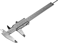 Штангенциркуль стальной 150мм/0.02мм, Toya 15110