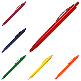 Пластиковая шариковая ручка IGLA COLOR для нанесения логотипа