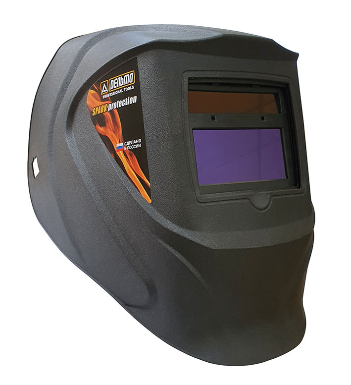 Щиток защитный лицевой "хамелеон" с автоматическим светофильтром 3D, Delta D20284_3D