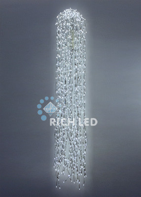 Светодиодные Дреды Rich LED, 150 см, белые, соединяемые, 288 LED, белый провод - фото 1 - id-p215730977