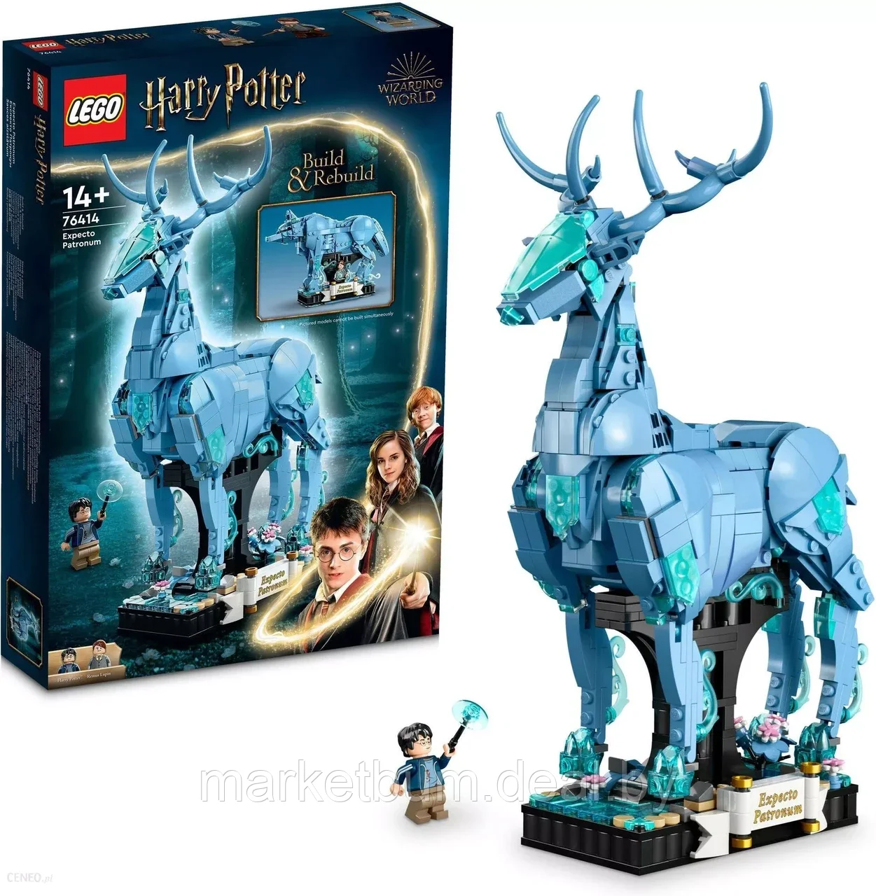 Конструктор LEGO Harry Potter 76414, Expecto Patronum (Патронус) 2-в-1 - фото 1 - id-p215731662