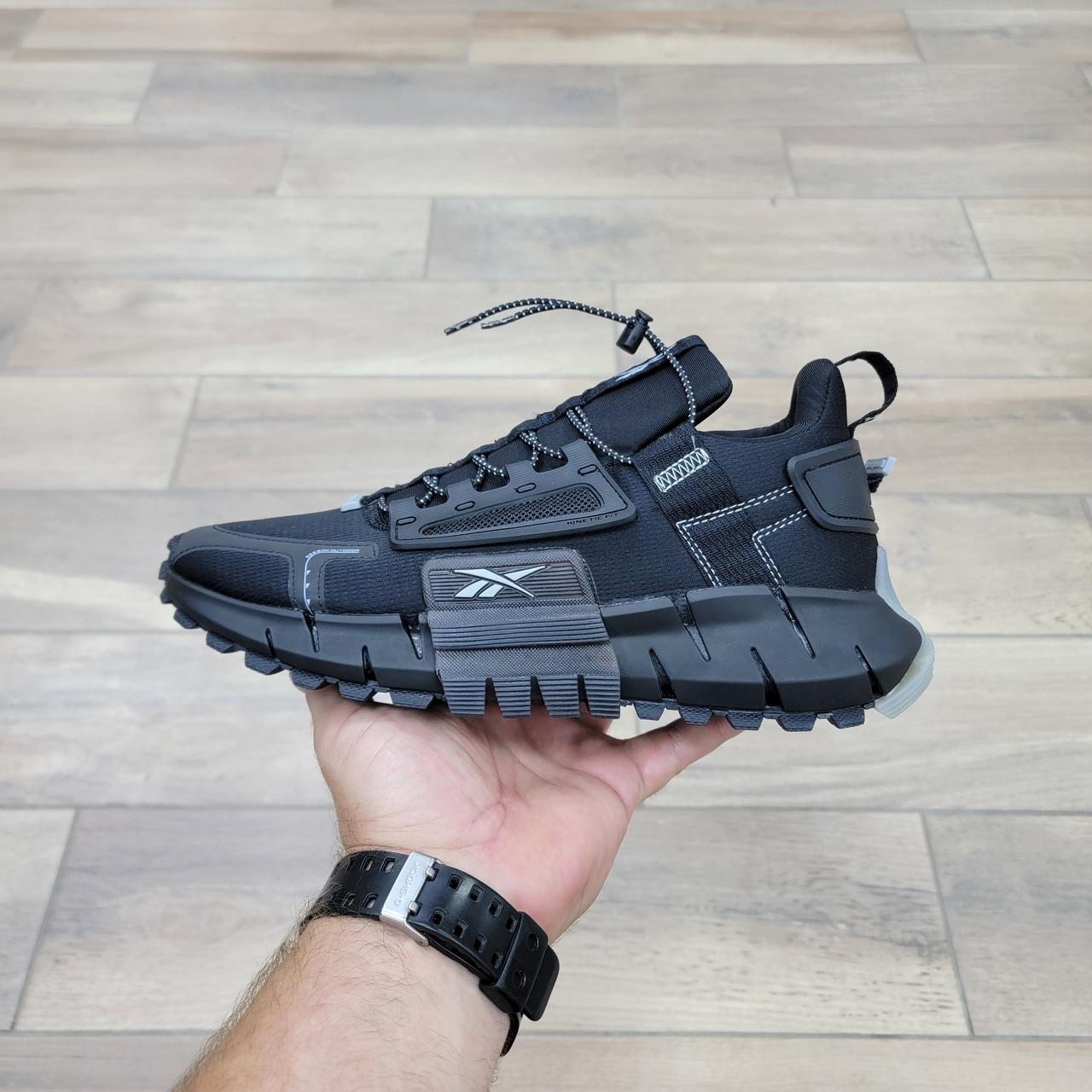 Кроссовки Reebok Zig Kinetica Edge Black Grey