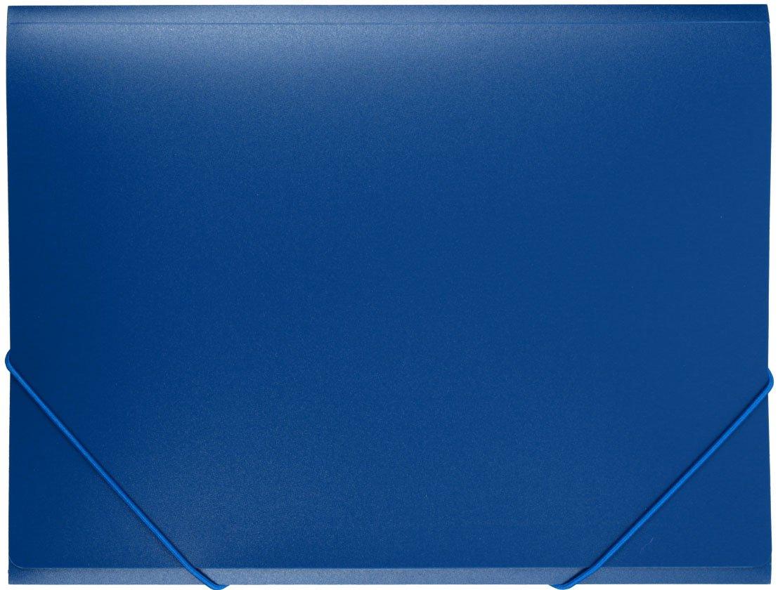 Папка пластиковая на резинке inФормат толщина пластика 0,5 мм, синяя - фото 5 - id-p215739723