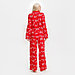 Пижама новогодняя женская (рубашка и брюки) KAFTAN ХоХо, размер 40-42, фото 3