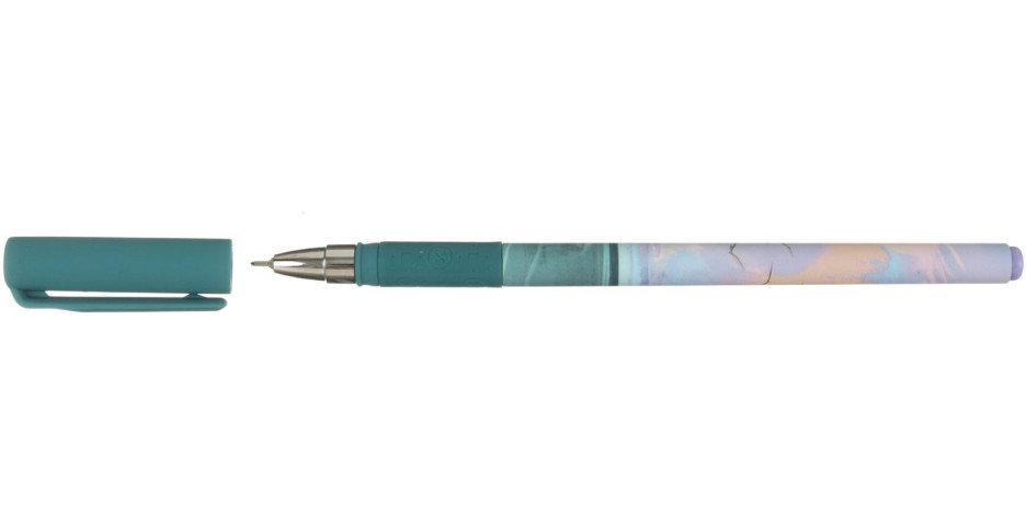 Ручка гелевая Lorex Slim Soft Grip Fluffy Sky, стержень синий - фото 1 - id-p215741190