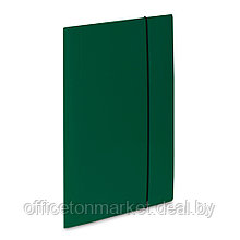 Папка на резинке "VauPe", A4, 20 мм, картон, зеленый