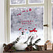 Наклейки на стекло «Новогодние мишки», многоразовые, 20 × 34 см, фото 2