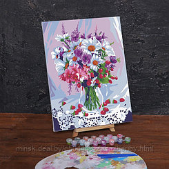Картина по номерам на холсте с подрамником «Весенний букет», 40х30 см