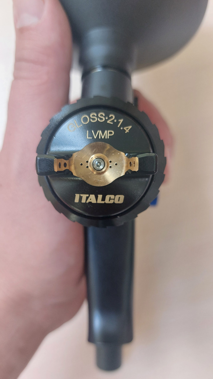 ITALCO Краскопульт LVMP GLOSS X2 1.3 мм (аналог Satajet 5500) - фото 9 - id-p215745646