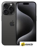 Смартфон Apple iPhone 15 Pro 256GB (черный титан)