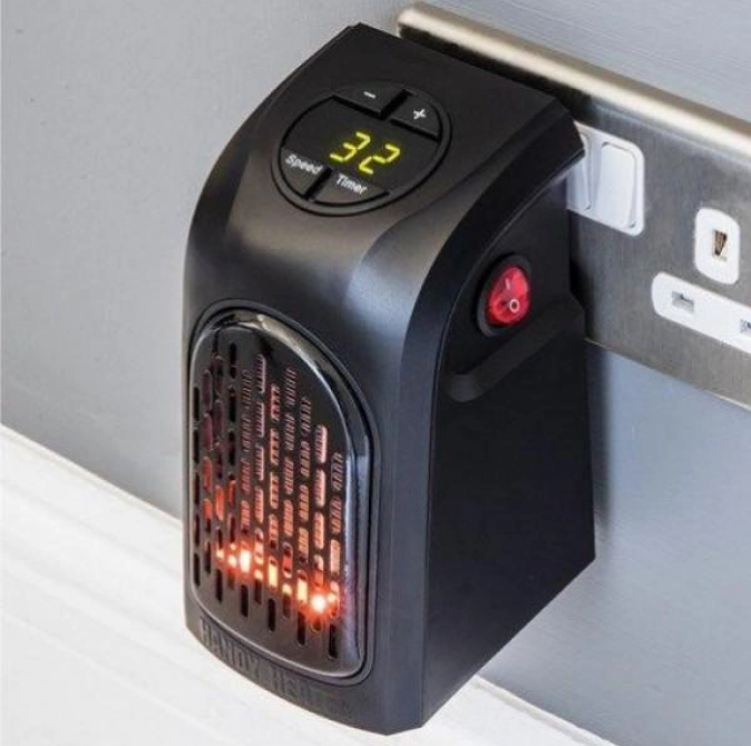 Компактный портативный обогреватель Handy Heater с пультом управления - фото 9 - id-p133948918