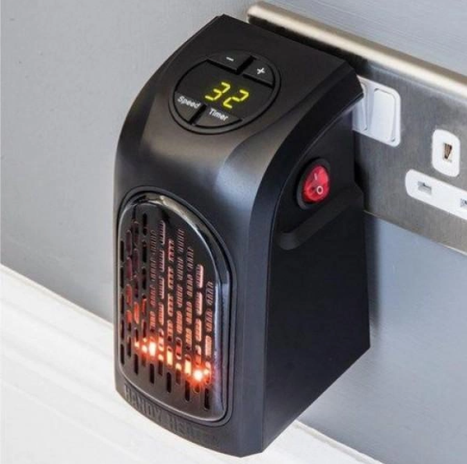 Компактный портативный обогреватель Handy Heater с пультом управления - фото 7 - id-p106867904