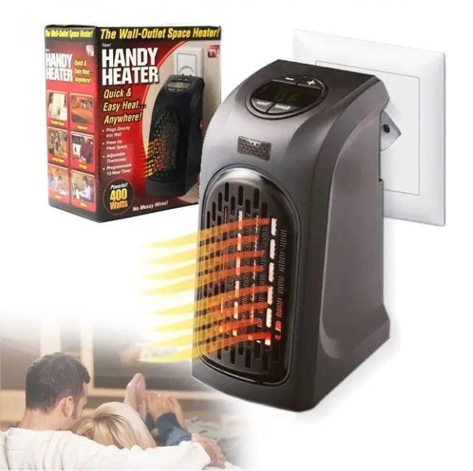 Компактный портативный обогреватель Handy Heater с пультом управления - фото 9 - id-p106867904