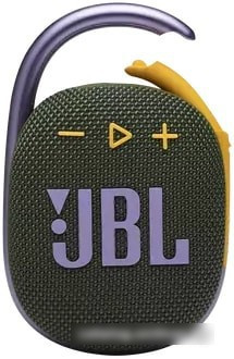 Беспроводная колонка JBL Clip 4 (зеленый) - фото 2 - id-p215747146
