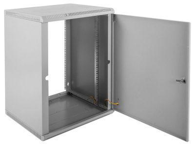 Шкаф коммутационный ЦМО ШРН-Э-18.650.1 настенный, стальная передняя дверь, 18U, 600x930x650 мм - фото 2 - id-p213131312