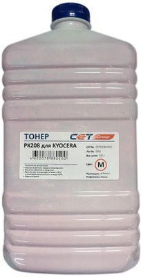 Тонер CET PK208, для Kyocera Ecosys M5521cdn/M5526cdw/P5021cdn/P5026cdn, пурпурный, 500грамм, бутылка - фото 1 - id-p213132414