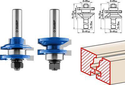 Набор фрез ЗУБР 28771-41.3-H2, по дереву, 12мм - фото 2 - id-p213135972