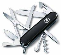 Складной нож Victorinox Huntsman, функций: 15, 91мм, черный , коробка картонная [1.3713.3]