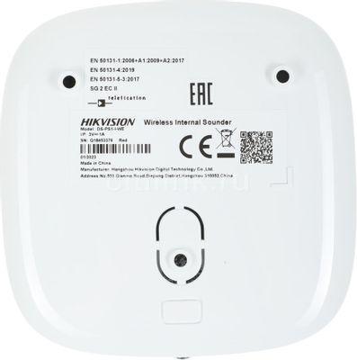 Сирена Hikvision DS-PS1-I-WE(Red Indicator) белый [ds-ps1-i-we (red indicator)] - фото 4 - id-p213133605