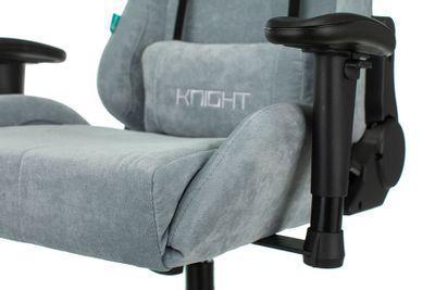 Кресло игровое ZOMBIE VIKING KNIGHT, на колесиках, ткань, серо-голубой [viking knight lt28] - фото 3 - id-p213137741