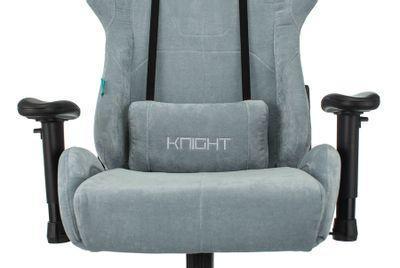 Кресло игровое ZOMBIE VIKING KNIGHT, на колесиках, ткань, серо-голубой [viking knight lt28] - фото 8 - id-p213137741