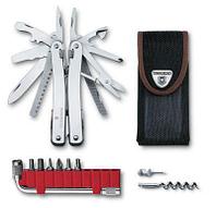 Мультитул Victorinox SwissTool Spirit X, 35 функций, серебристый [3.0235.n]