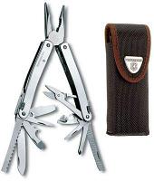 Мультитул Victorinox SwissTool Spirit X, 24 функций, серебристый [3.0224.n]