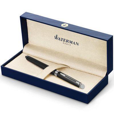 Ручка перьев. Waterman Hemisphere (CWS0920810) Matte Black CT F ст.нерж. подар.кор. - фото 6 - id-p213134340