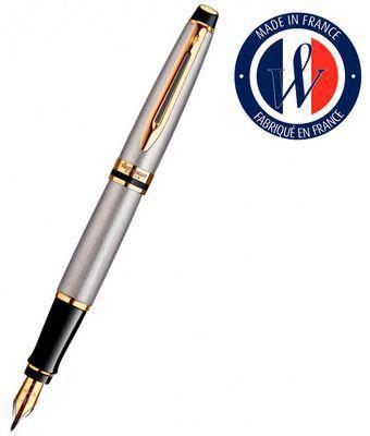 Ручка перьев. Waterman Expert 3 (S0951940) Stainless Steel GT F сталь подар.кор. - фото 1 - id-p213134348