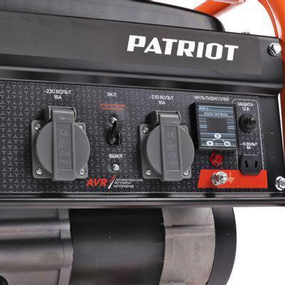 Бензиновый генератор Patriot GRS 3500E, 220/12 В, 2.8кВт [476102250] - фото 10 - id-p213144105
